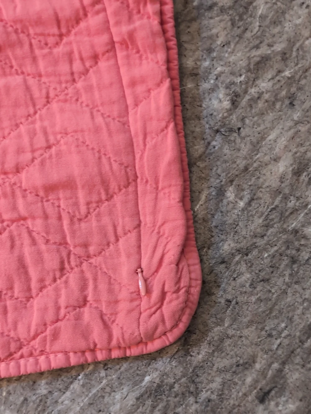 Annie Selke Birdie 100% Cotton Quilted Sham in Coral Pink 26 X 26